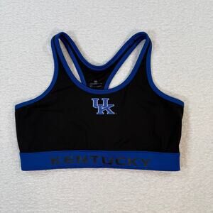 Colosseum womens black and blue Kentucky football sports bra size xl